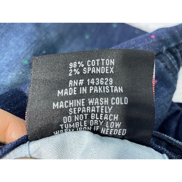 VTG Red Ape Jeans 38x32 Moto Style Distressed Paint Splatter Baggy Grunge READ - Picture 8 of 9